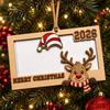 Money Gift Holder for Christmas Tree 2Pcs Hanging Ornament Cash, Wooden Xmas Decorative Cash Storage Decoration, Reusable Box Holiday Party
