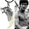 Cool Brave Men Wolf Head Tooth Pendant Necklace Domineering Jewelry Gift