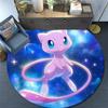 Mew,Round Area Rug,Carpet Rug for Living Room Bedroom Sofa Playroom Decor,Non-slip Floor Mat