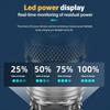 2000000LM Ultra-High Power Flashlight Digital Electronic Display Waterproof Torch Zoom Hand Light Outdoor Camping Lantern