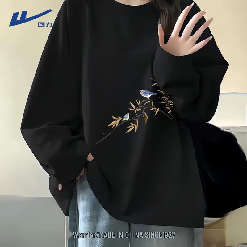 

Huili Women s Chinese Style Long Sleeve Cotton T-Shirt S