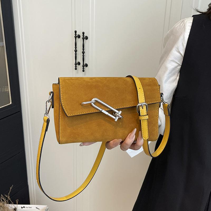 Yogodlns Lässige Umhängetasche für Pendler, Großes Fassungsvermögen, Minimalistische Ledergeldbörse, Damenmode, Kleine Schultertasche