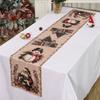 Santa Claus Christmas Table Runner Merry Christmas Decoration for Home 2026 Xmas Party Table Decor Navidad Noel New Year 2026