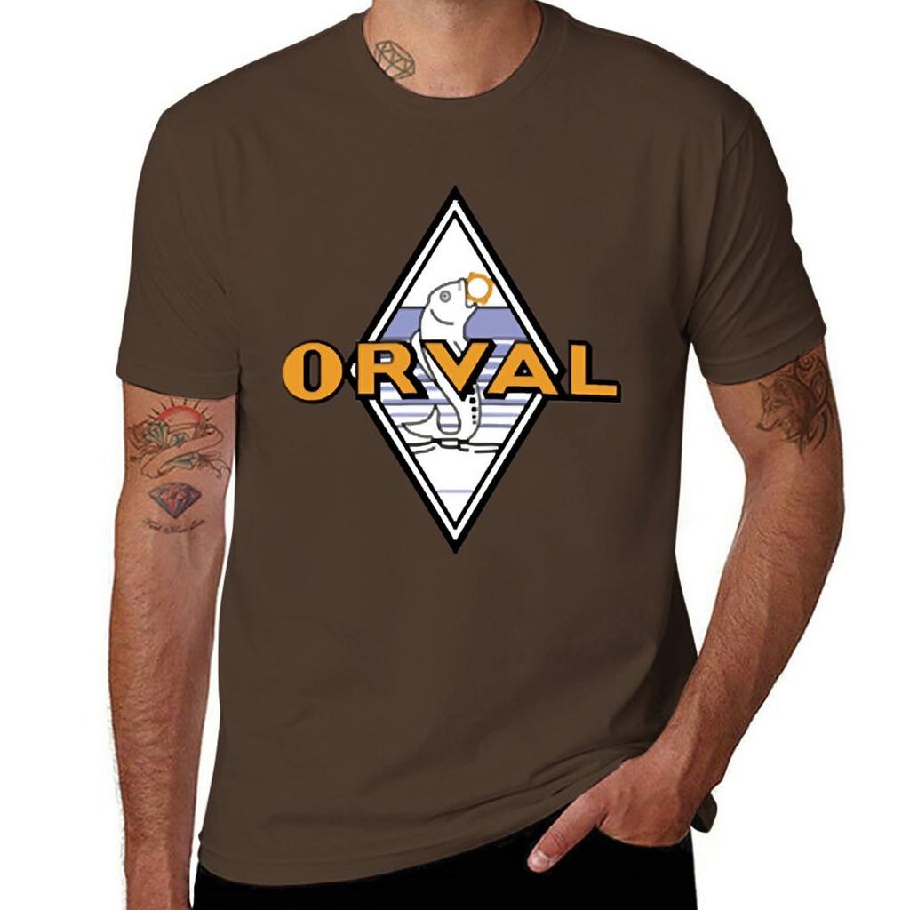 New Orval logo TShirt tees heavyweight t shirts cute clothes men clothing