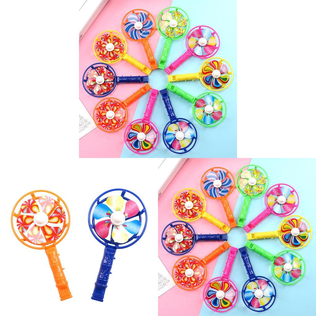 Classic Plastic Windmill Whistle Toy For Kids Outdoor Play And Gift Giving