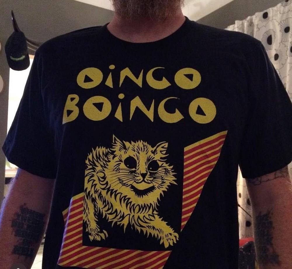 

Oingo Boingo Black Short Sleeve Cotton T-shirt Unisex S-5XL VN2233 Unisex T-Shirt M