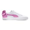 Puma Basket Bow Patent Jr White Orchid Kids Sneakers Grey 367621-02