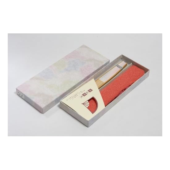 [Hasegawa] Folding Fan for Women, Includes Fan Case and Gift Box, Made in Japan (Morning Glory)