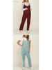 European & American Plus Size Adjustable Strap Pocket Jumpsuit