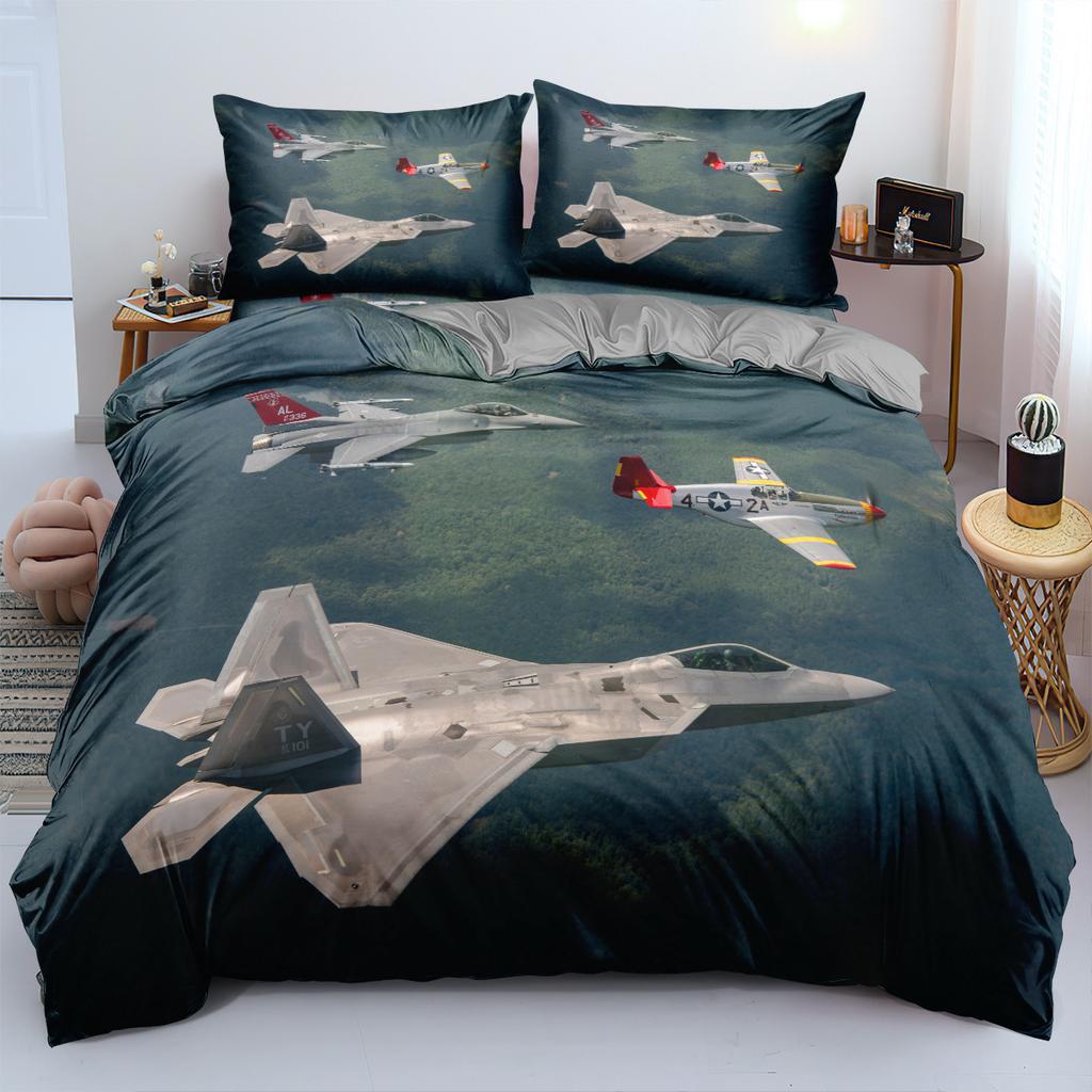 Fighter Bedding Three-Piece 90-120G Sanded Cloth 3D Digital Printing, Available