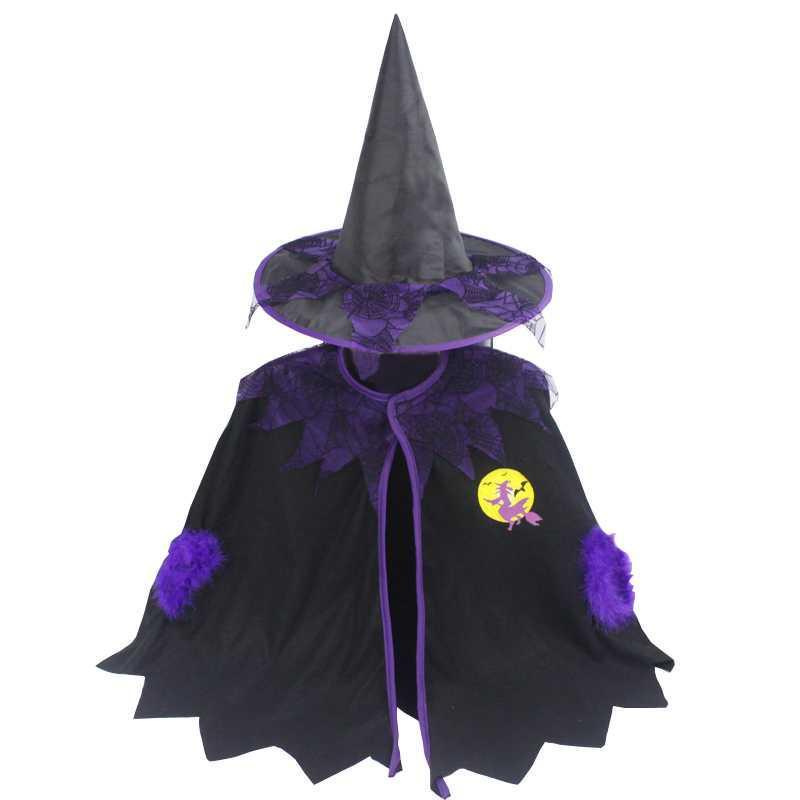 Kinder Anime Cosplay Hexe Halloween Kostüm Set