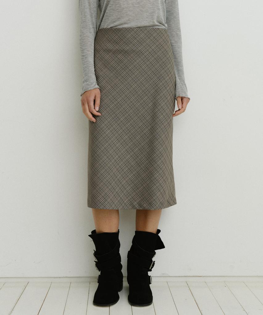 Yulago Britten Check Skirt