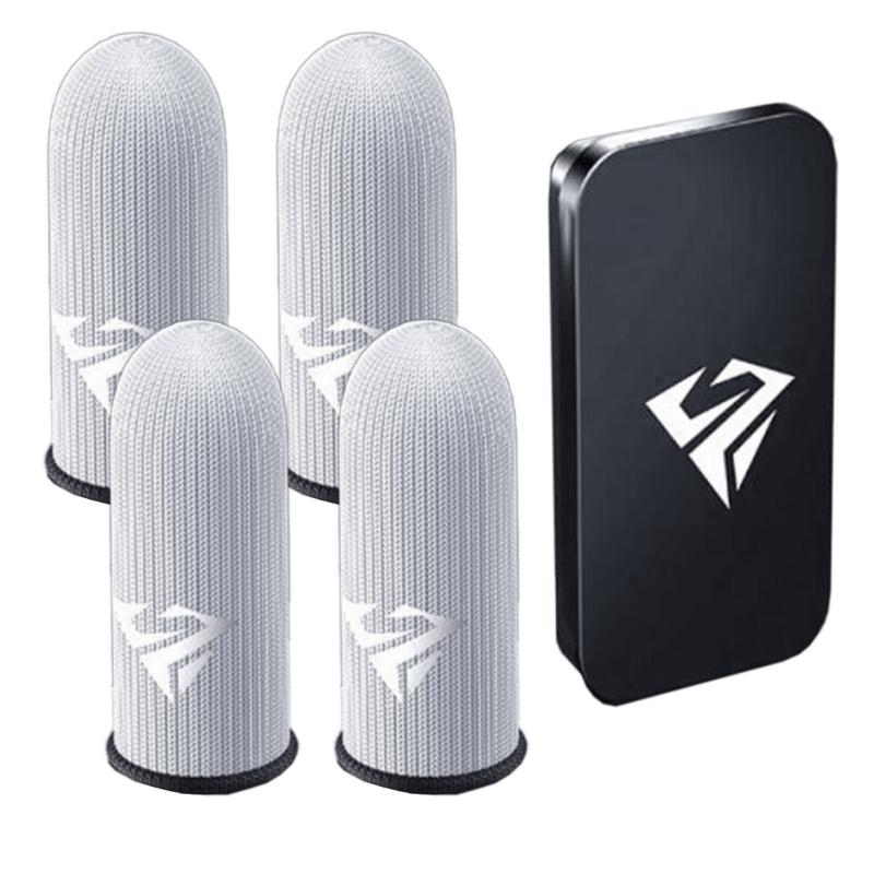 Sweatproof Finger Sleeve Breathable for Mobile Games, Finger Cover Game Controller Touch Screen Gaming Thumb Gloves