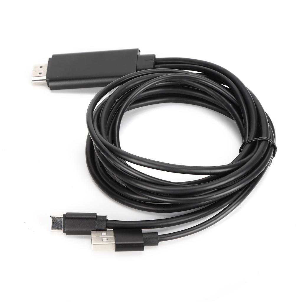 1.8M 4K Type C To HD Multimedia Interface Cable Mobile Phone To HDTV Sync Screen Cable