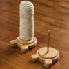 Wool Ball Thread Spool Rotating Yarn Stand Knitting Tool Wooden Yarn Holder  Crochet
