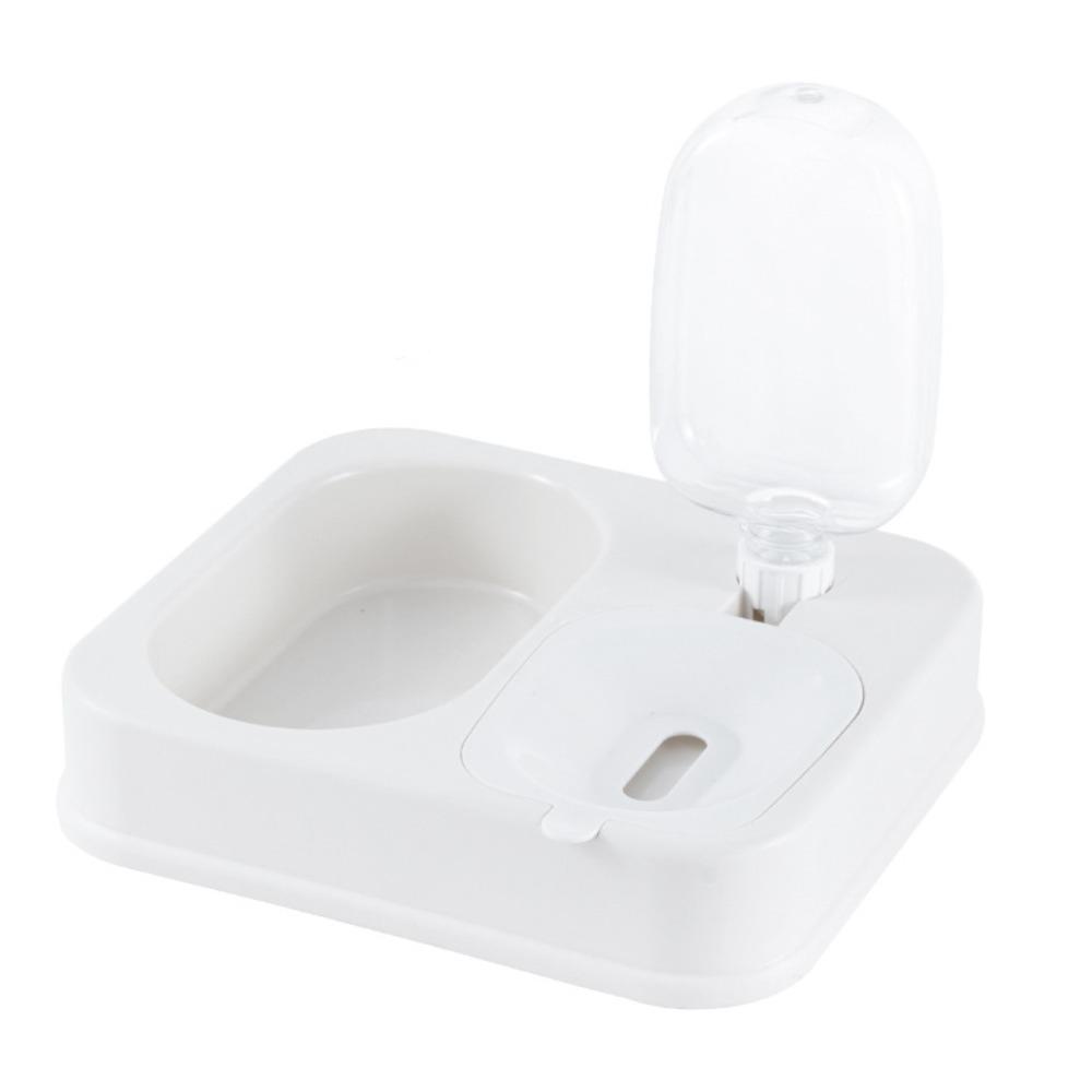 

Large Capacity Pet Fountain Bottle Bowl Plastic Dog Cat Drinker Feeder Home белый