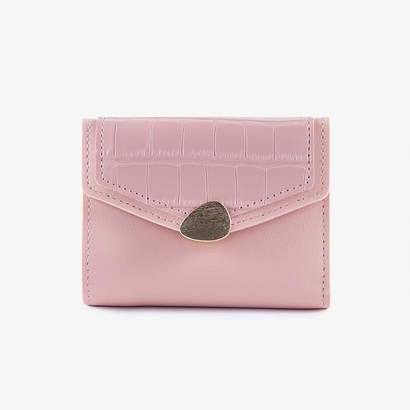 Korean Versi Women Clutch Coin Purse Short Three Fold Women's Wallet Multi Card Slot Card Bag Zero Wallet Purses for Women