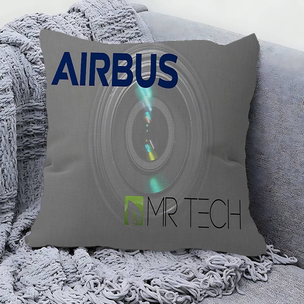 1Pc A-Airbus Pillow Gift Home Office Decoration Bedroom Sofa Car Cushion Cover Case 45X45
