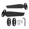 Modified Motorcycle Rearview Mirrors Wind Wing Adjustable Rotating Side Mirrors for Yamaha YZF R1 R6 R25 R3 R125 R15 Suzuki