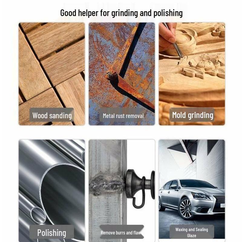 2/3-Inch Pneumatic Eccentric Sander and Polisher with Air Grinder