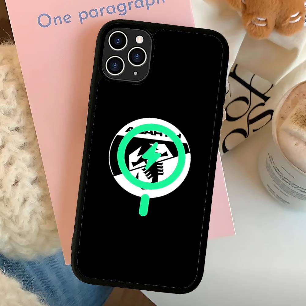 

A-AbarthS-S Logo For Magsafe Magnetic Phone Case For IPhone 17 16 Pro Max 15 Plus 14 13 12 11 Cover iPhone 16pro max