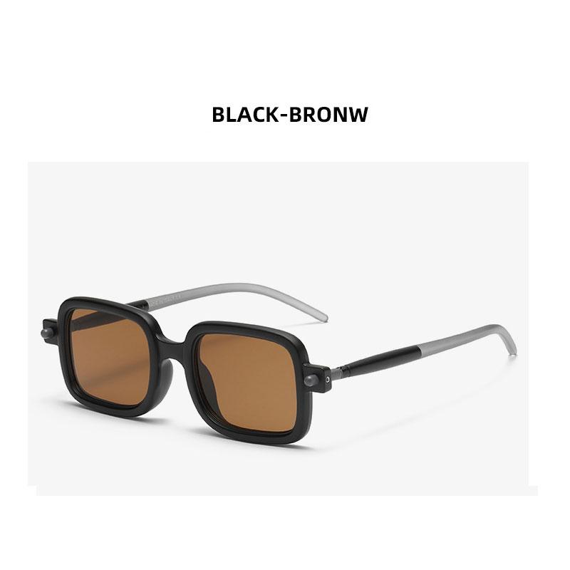 Comfortable Durable High Quality Retro Designer Style Edgy Punk Square Shaped Lenses For Both Female Male Sun Glasses