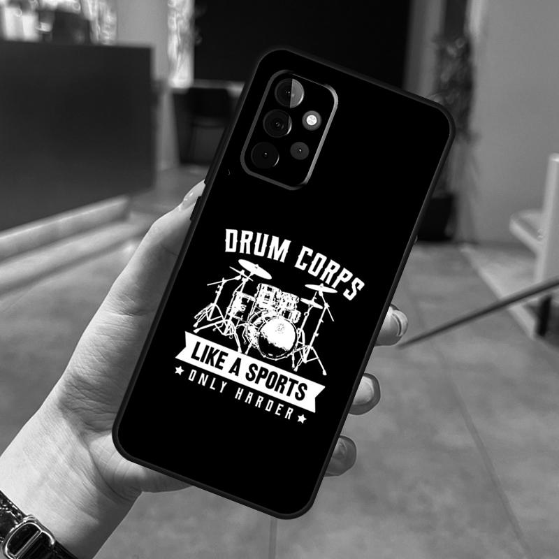 Drum Drumming Drummer Case For Samsung Galaxy A32 A12 A22 A52 A35 A26 A16 A05 A55 A15 A54 A34 A14 A56 A36 A13 A53