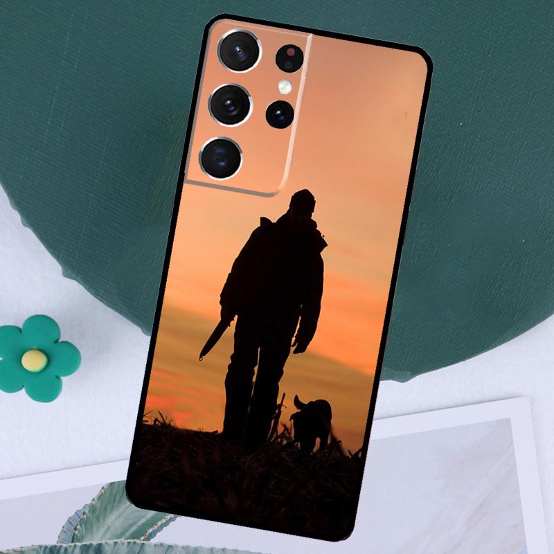 Bird Duck Hunting Sunset Funda For Samsung Galaxy S23 S24 Ultra S8 S9 S10 S22 Plus S20 S21 FE Note 10 20 Ultra Case