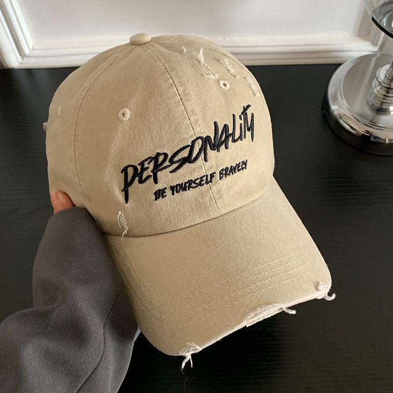 Embroidery Letter Personalitu Classic Cap Protection Breathable Material Cotton