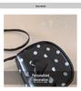 Argyle Polka Dot Mini Crossbody Bag for Girls - Cute Handheld Shoulder Bag