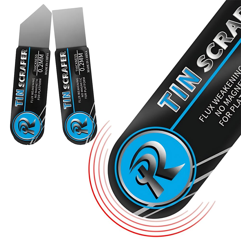 2/4Pcs 0.20mm Thin Springy Stainless Steel Spudger Opening Repair Tool for IPhone IPad Samsung Android Phone Laptop Disassembly