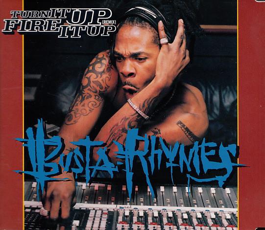 CD BUSTA RHYMES Turn It Up Remix Fire It Up CD63844 Elektra 1998 Канада Рэп Хип-Хоп R&B Б/у