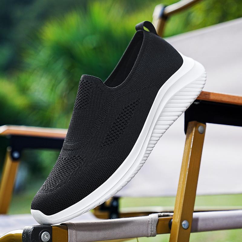 Large size 4748 breathable one-pedal casual cloth shoes mesh breathable walking shoes