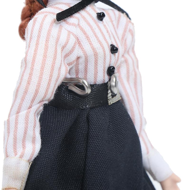 1:12 Miniature Mini Victorian Doll Model Teachers Pajamas Dollhouse Decoration