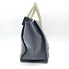 CELINE Luggage medium Bag Hand Bag Tote Bag Leather Black/gray