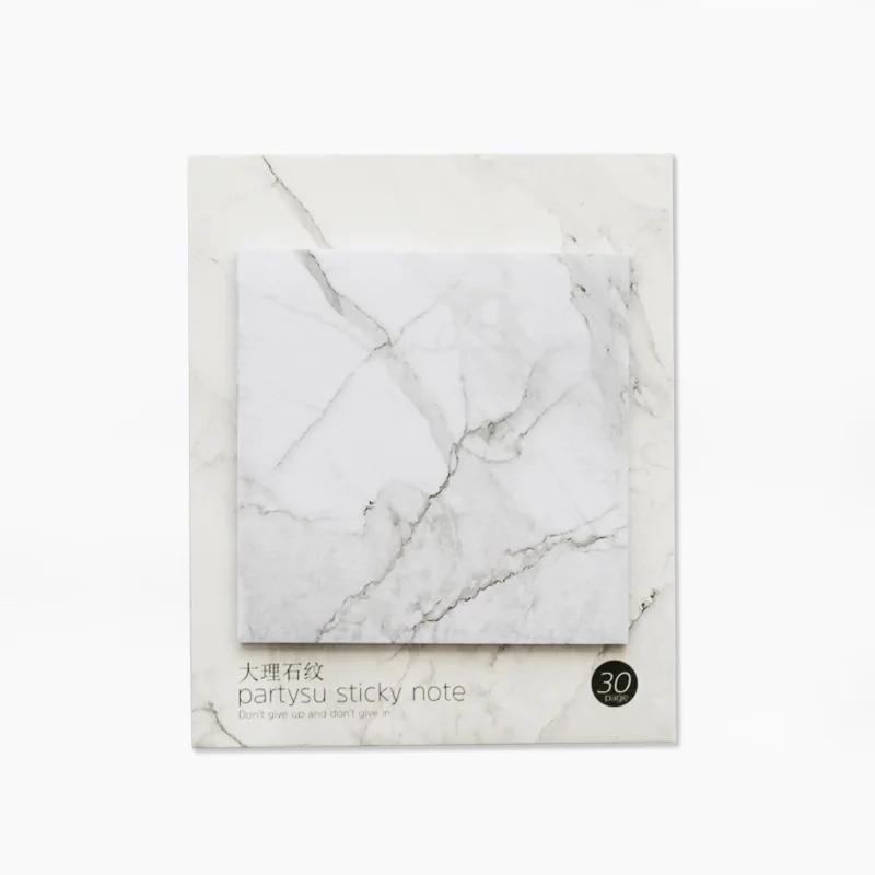 Sakura Hibiscus Pictură cu Cerneală Note Adezive Marmură Design Exquis Caiet Papetărie Articole de Birou Școală