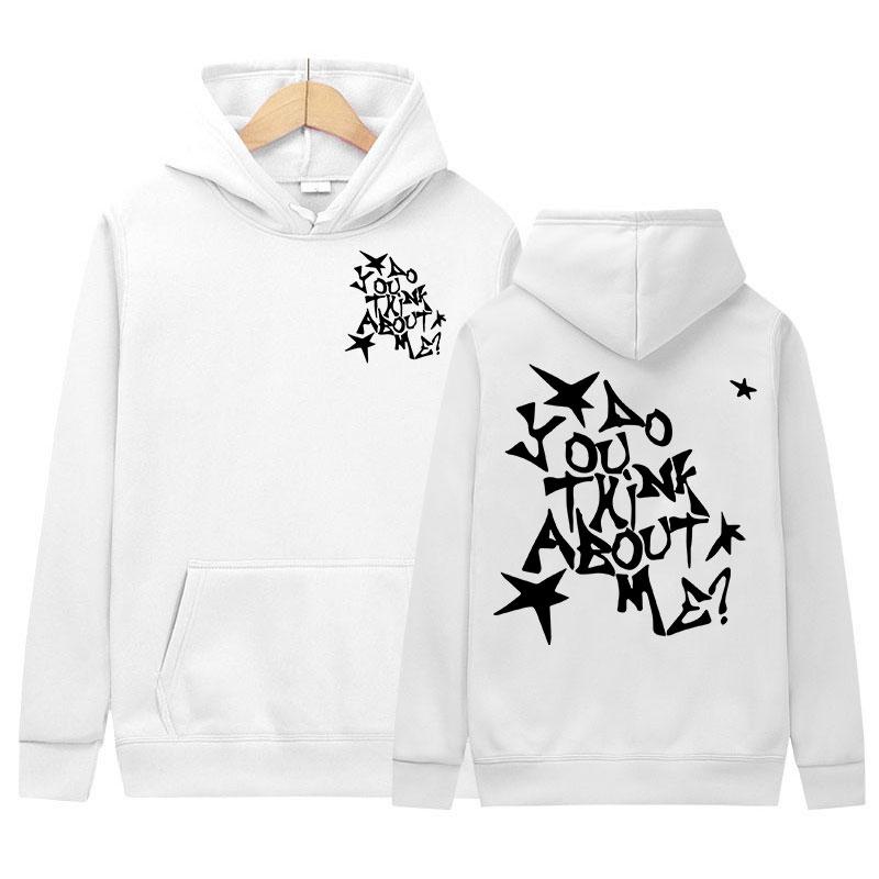 Rapper NSQK DO YOU THINK ABOUT ME Tour 2025 New Print Hoodies Men Women Fashion High Quality Sweatshirt Hip Hop Clothing Hooded