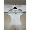 Summer 2026 Casual Sexy Knit Mesh Hollow Round Neck Short Sleeve Slim Fit Top