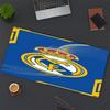 Tappetino per Mouse Stampa Real Madrid, per Tastiera, Tappetino per Laptop PC per Ufficio, Casa, Decorazione Scrivania, Regalo di Compleanno Perfetto per i Giocatori