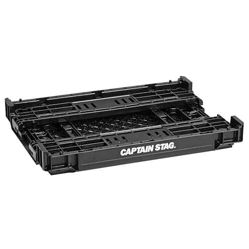 [Amazon.co.jp Exclusive] Captain Stag Oricon Foldable FD Mesh Container, Medium, 11L Capacity, Made In Japan, Black, UY-7079