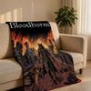 Game B-Bloodbornes Throw Short Plush Throw Blanket Soft Skin-Friendly Multi-Scene Home Office