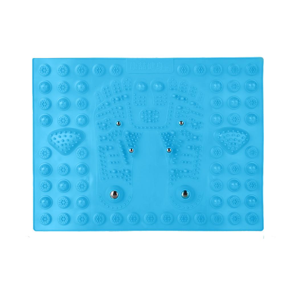

Feet Massage Magnetite Pad Feet Acupressure Reflexology Walk Massage Mat for Womens Blue синий