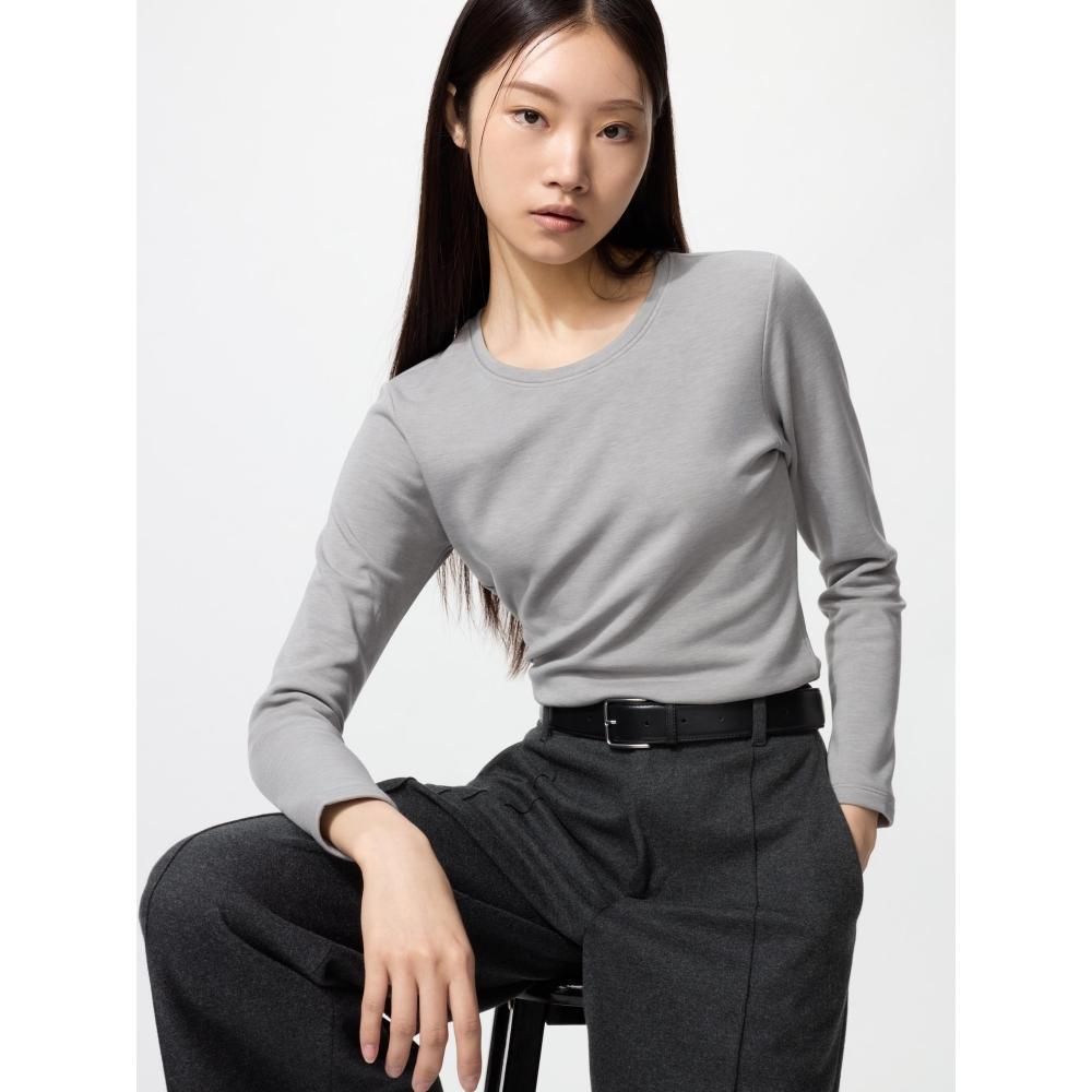 Uniqlo UlTra Warm HeaTTech Crew Neck T Long Sleeve