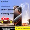 Protetor de Tela de Vidro Temperado Corning para Apple IPhone 16 Pro Max Película Anti-Estilhaços à Prova de Estilhaços Resistente a Impressões Digitais para IPhone 16 Pro Max