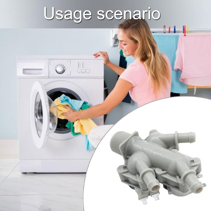 Multifuntional Automatic Washer Inlet Valves Easy Installation Washing Machine Repair Part for Home and Laundromats