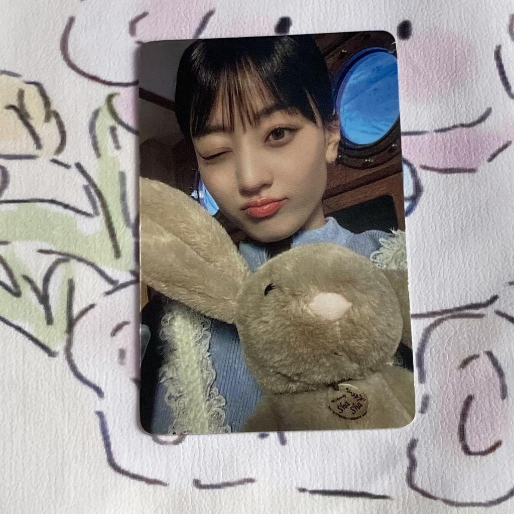 [USED] TWICE Jihyo Korea With YOU-th Pre-Recording Sanok Trading Card