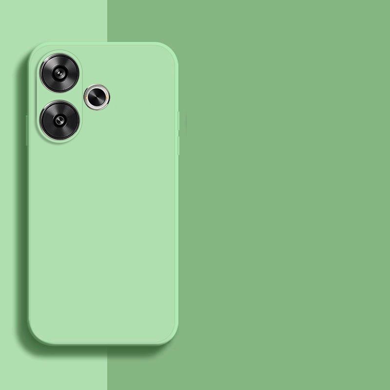 

For Xiaomi Poco F6 Case Xiaomi Poco F6 5G Cover Soft Liquid Silicone Bumper Shield Protective Phone Cases On Poco F6 Pro Funda For Poco F6 зелений