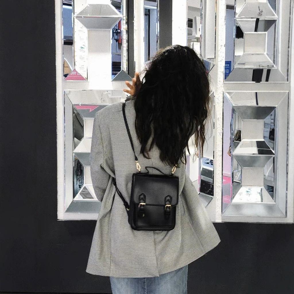 Japanese Style JK Uniform Bag Retro British Style Niche Design Small Bag Women's Handbag Crossbody Backpack Small Backpack