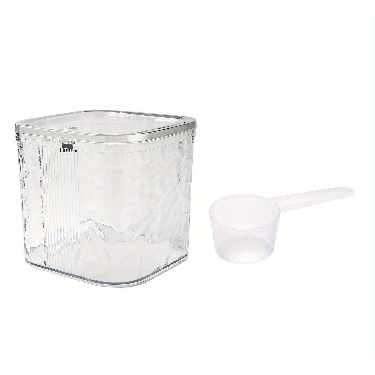 

Многофункциональный органайзер для капсул для стирки с ложкой - Прочный пластиковый контейнер для хранения капсул для стирки, стирального порошка чистый