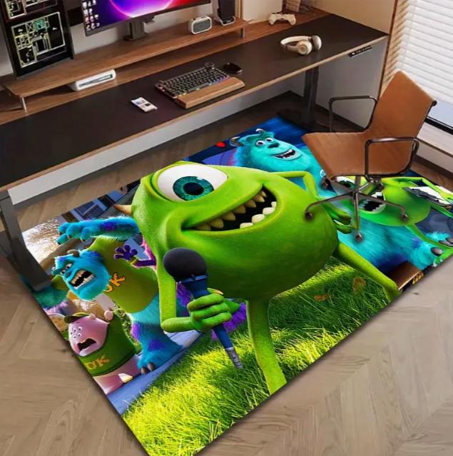 

Ковер с мультяшным рисунком морды животного, обучающий, интерактивный, нескользящий, машинная стирка, полиэфирное волокно, универсальные коврики для домашнего декора 40X60CM